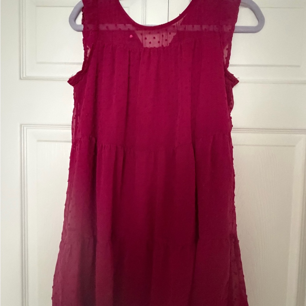 Crystal Doll Kids Dress in Deep Pink